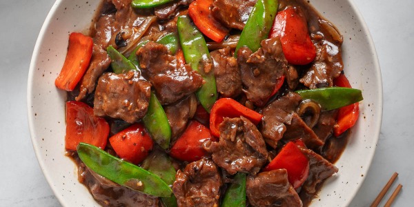 Stir-fried Beef in Black Bean Sauce