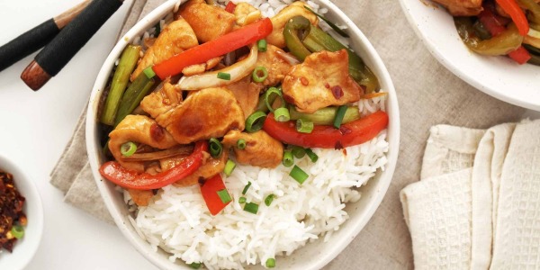Chicken, Ginger and Oyster Sauce Stir Fry