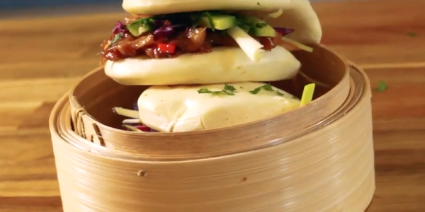 Vegan bao buns with pulled jackfruit recipe